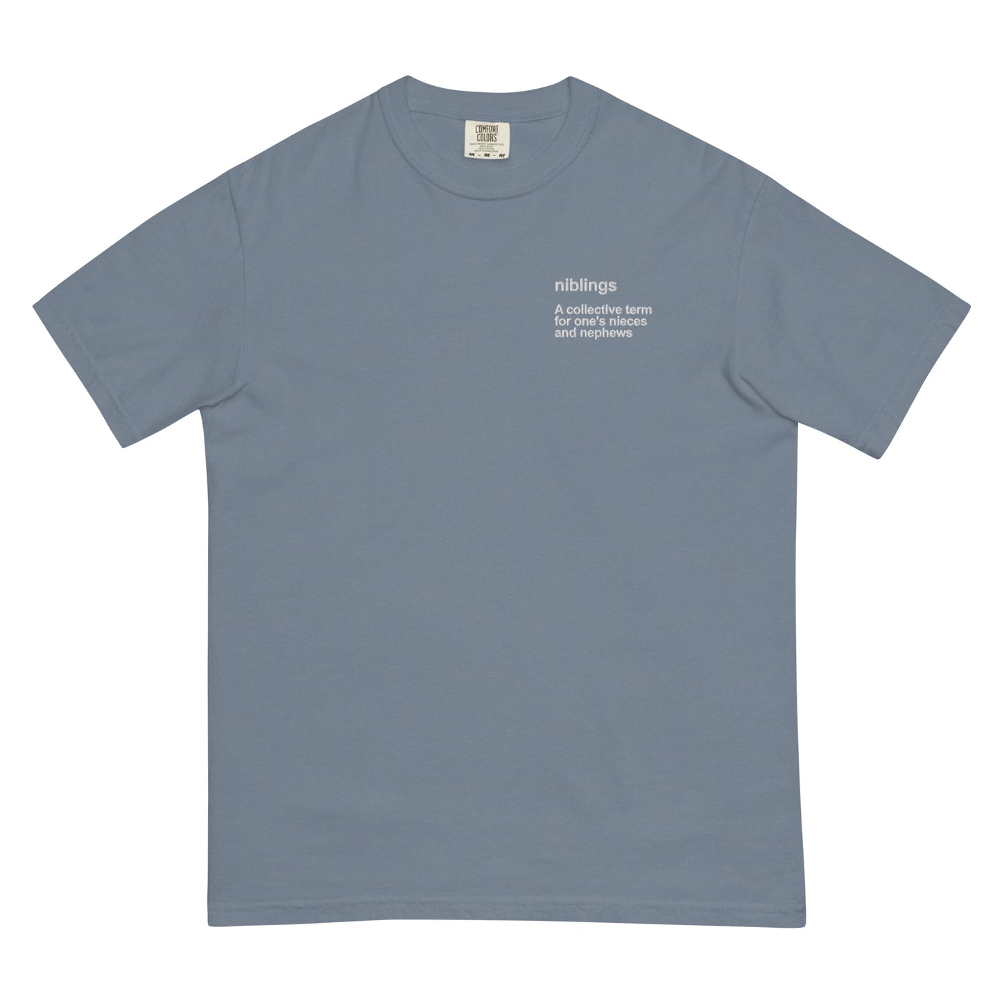 niblings men’s garment-dyed heavyweight t-shirt