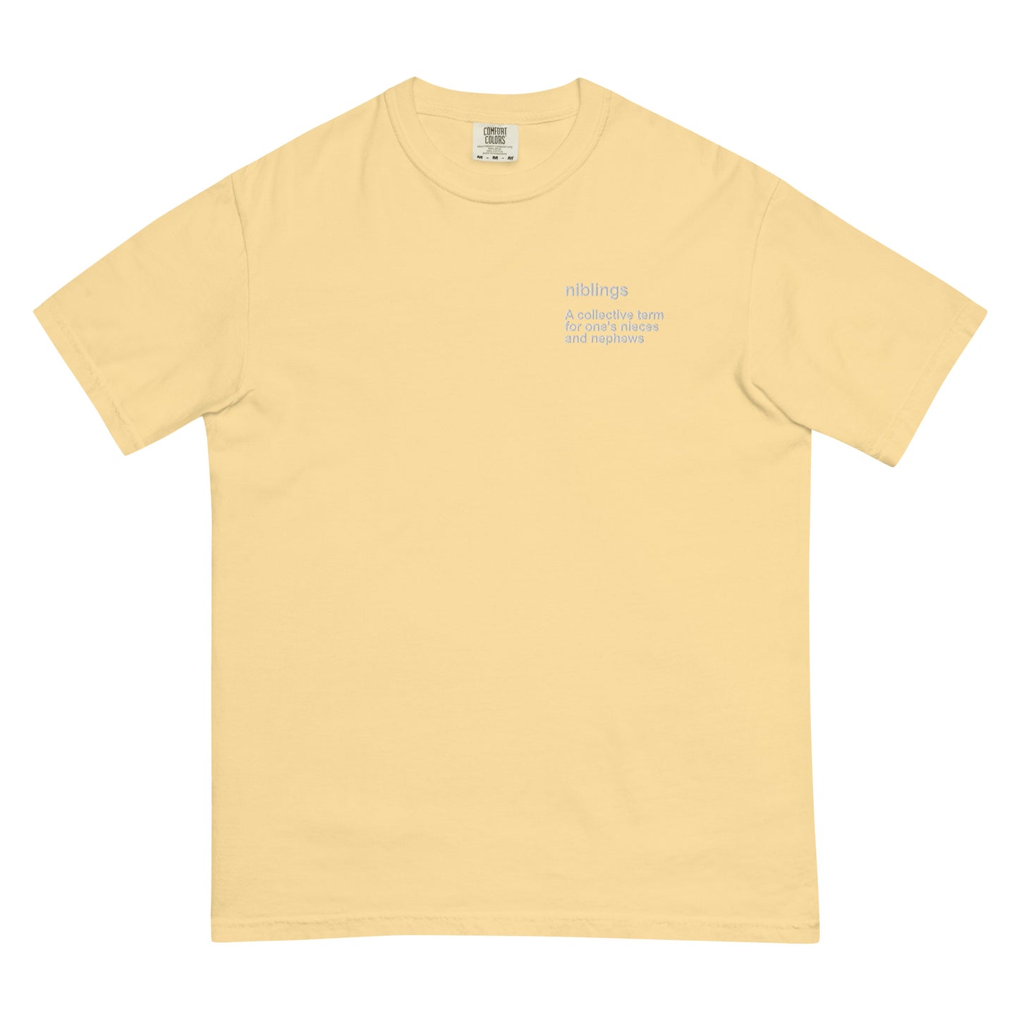 niblings men’s garment-dyed heavyweight t-shirt