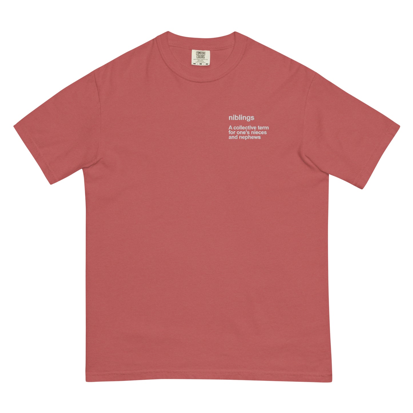 niblings men’s garment-dyed heavyweight t-shirt