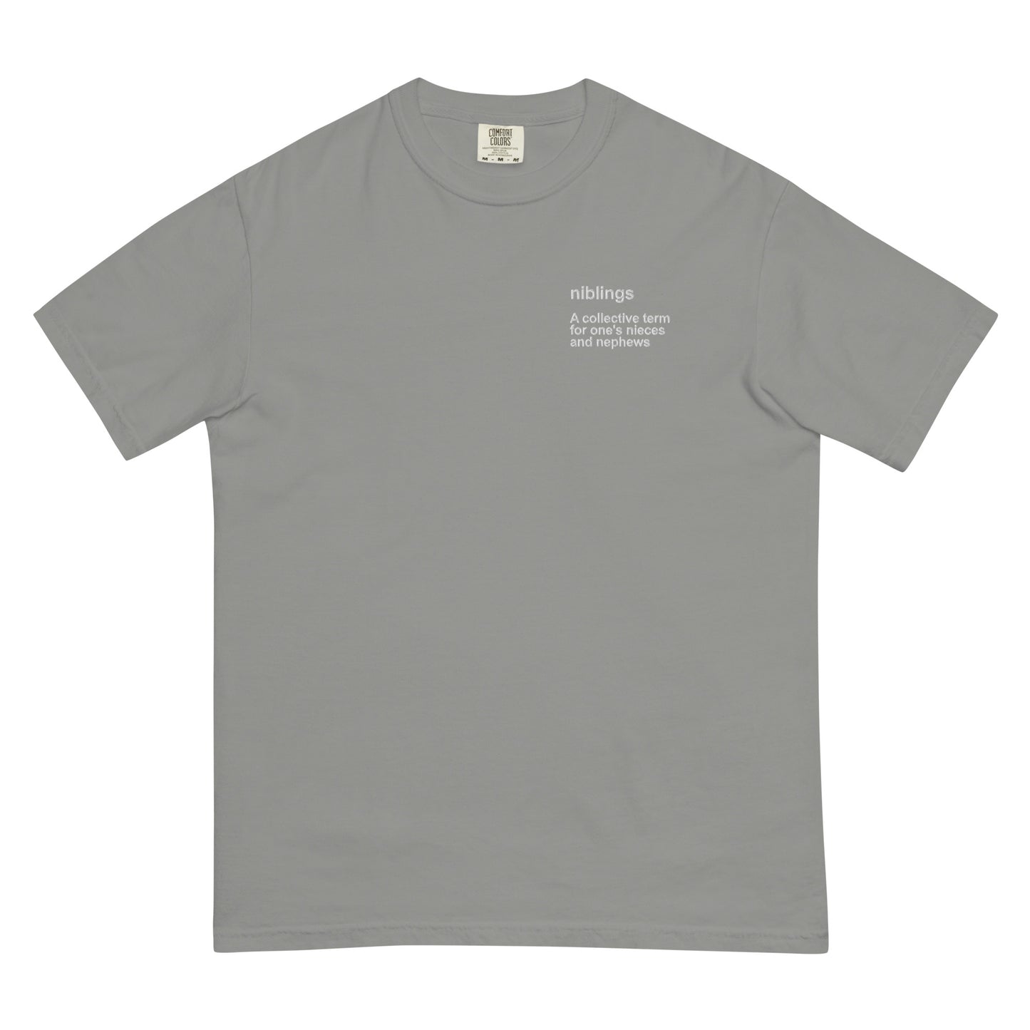 niblings men’s garment-dyed heavyweight t-shirt