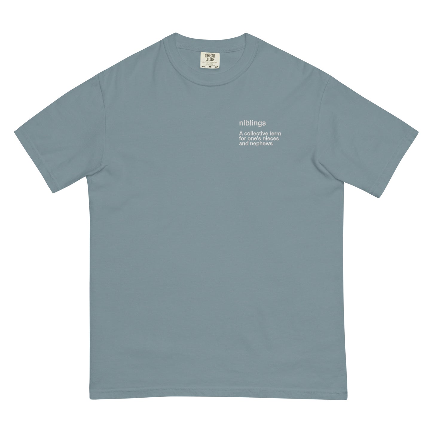 niblings men’s garment-dyed heavyweight t-shirt