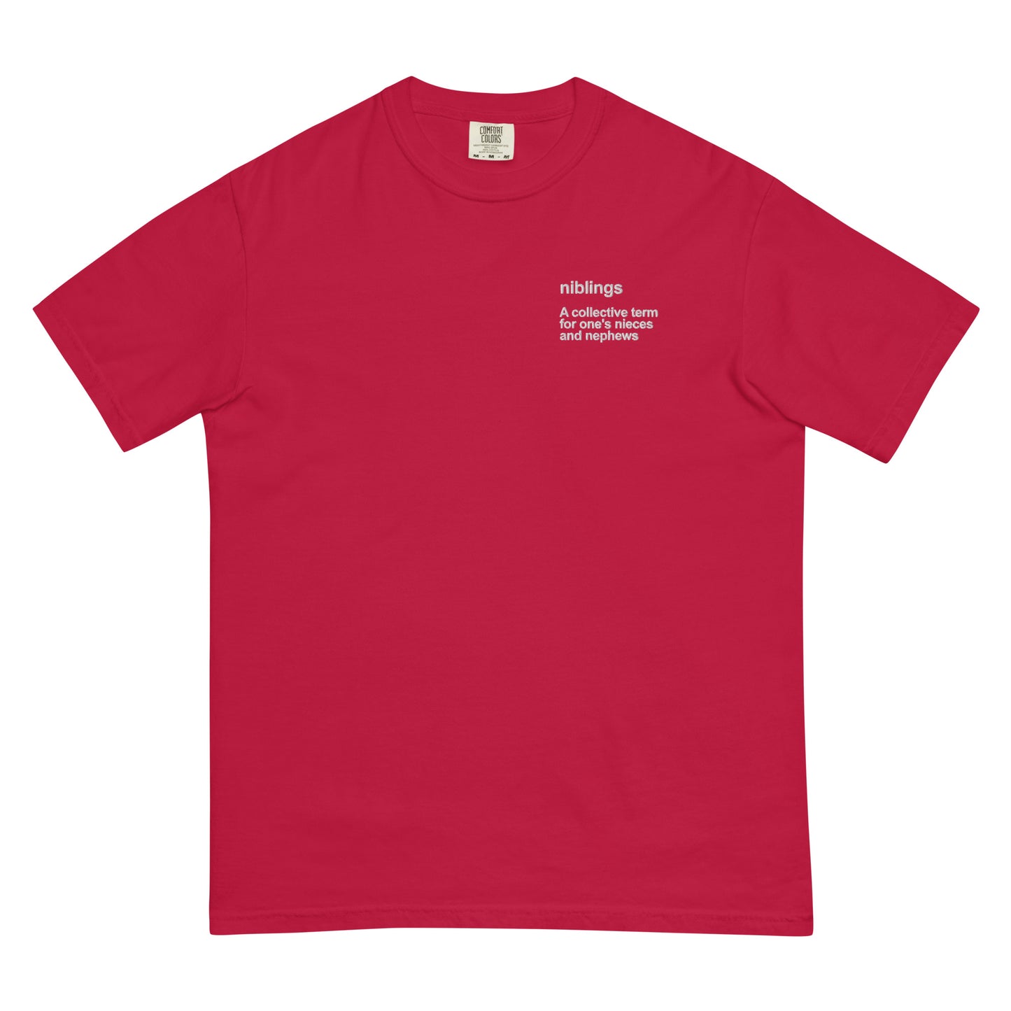 niblings men’s garment-dyed heavyweight t-shirt