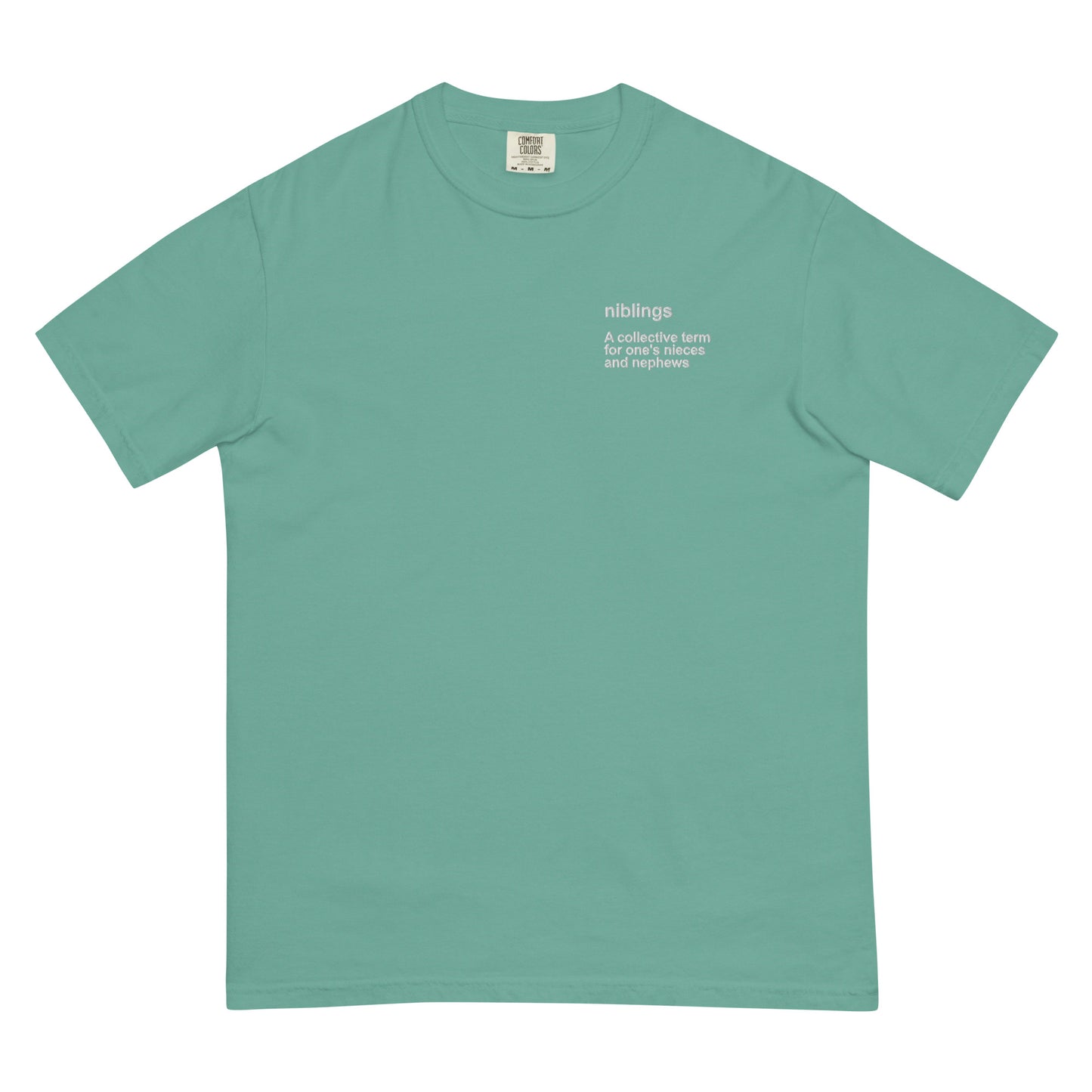 niblings men’s garment-dyed heavyweight t-shirt