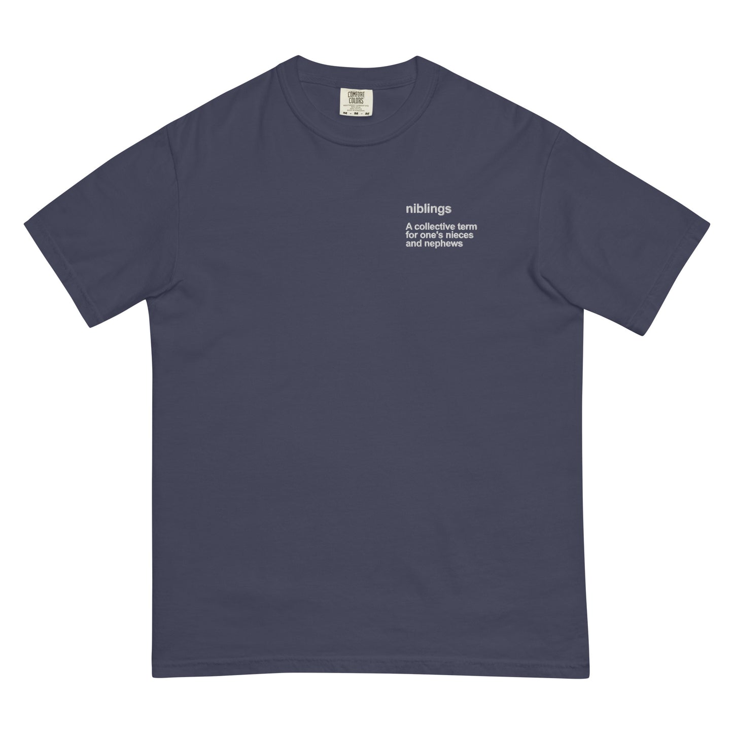 niblings men’s garment-dyed heavyweight t-shirt