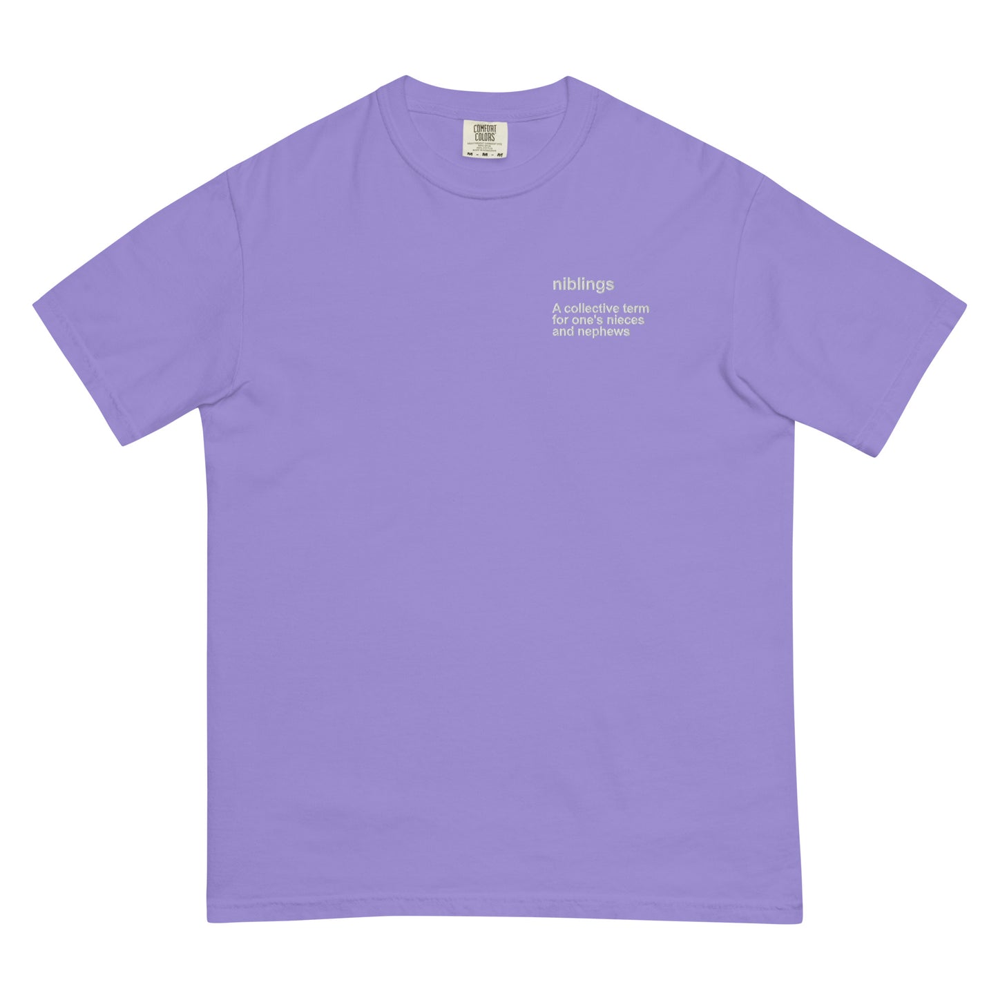 niblings men’s garment-dyed heavyweight t-shirt