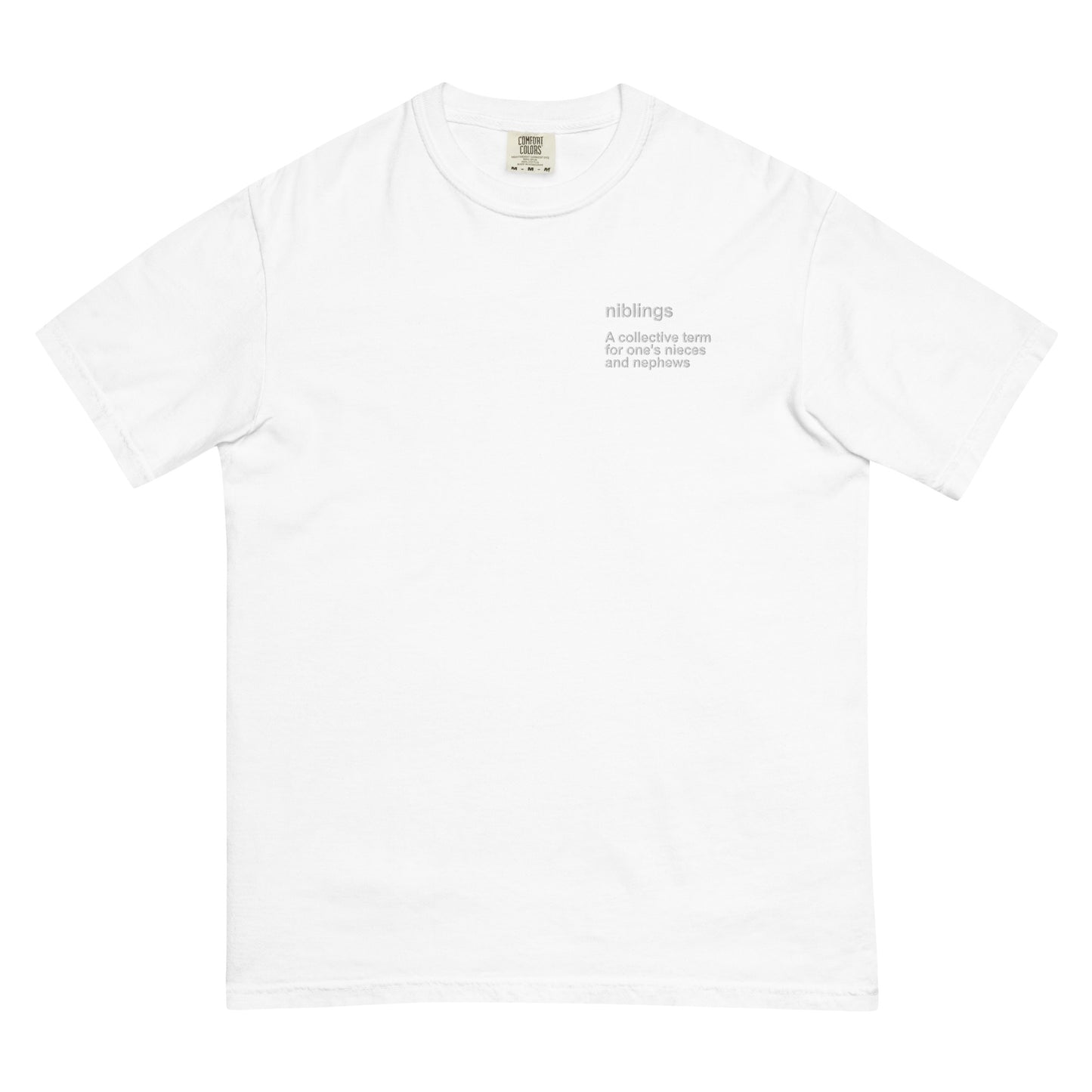 niblings men’s garment-dyed heavyweight t-shirt