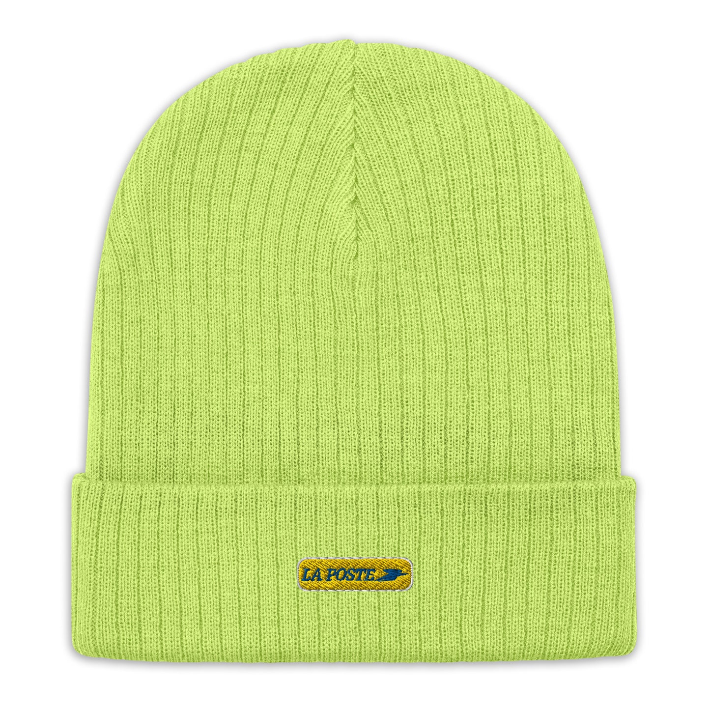 la poste ribbed knit beanie
