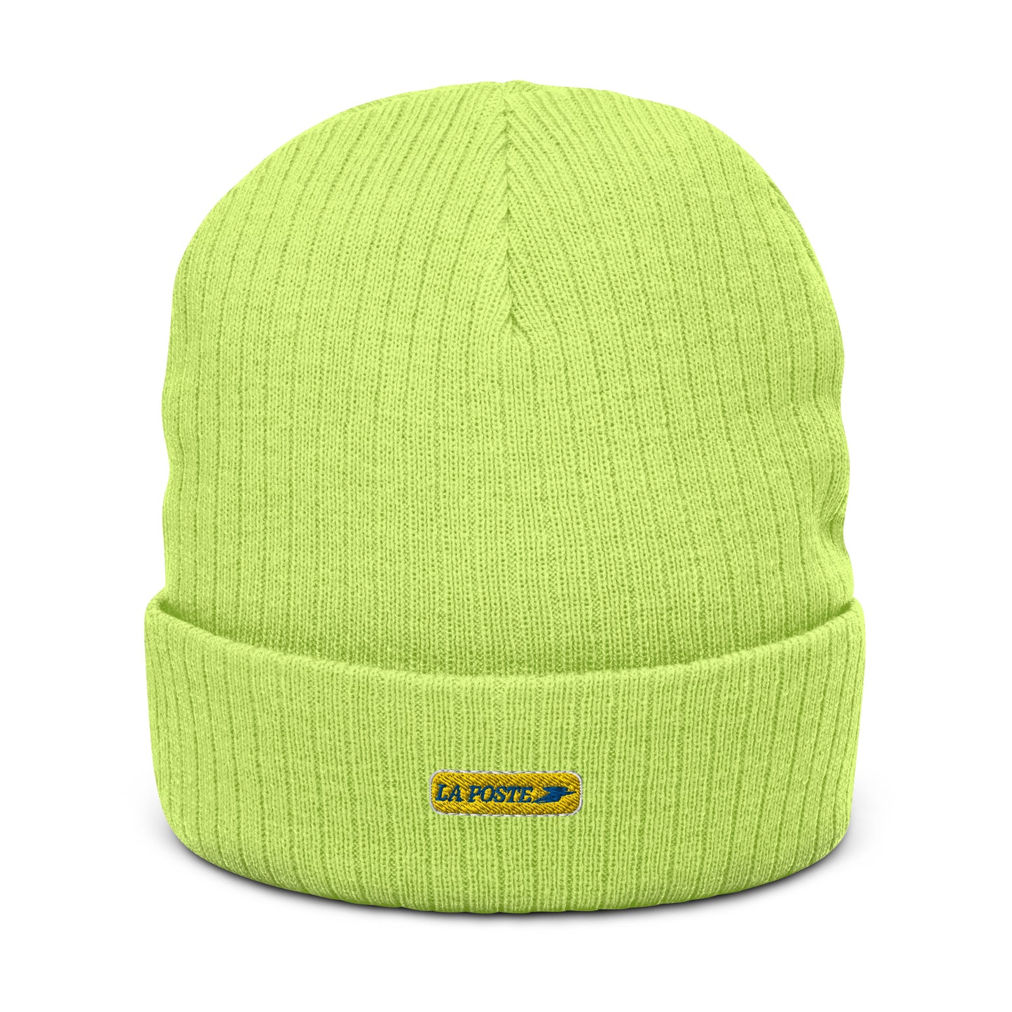 la poste ribbed knit beanie