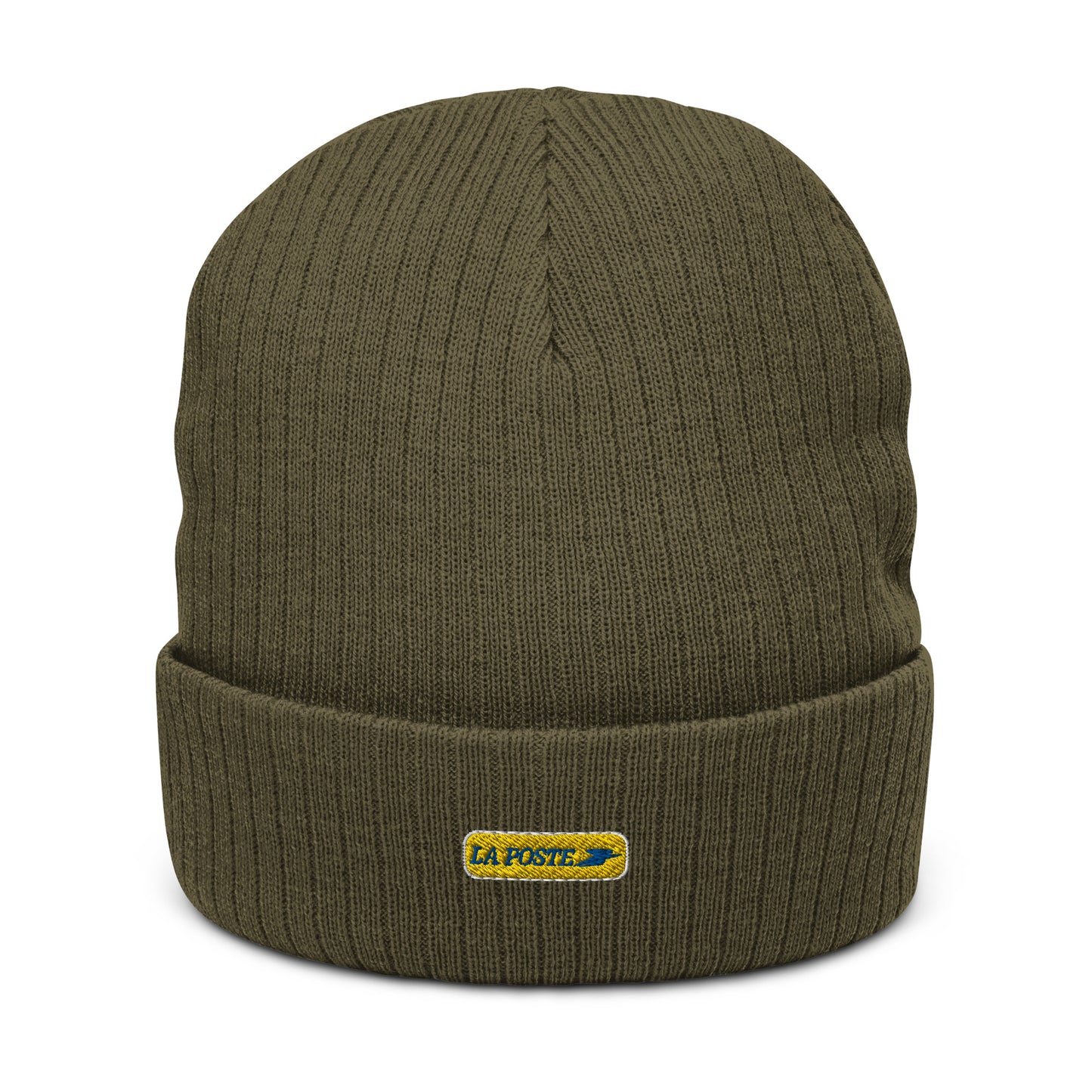 la poste ribbed knit beanie