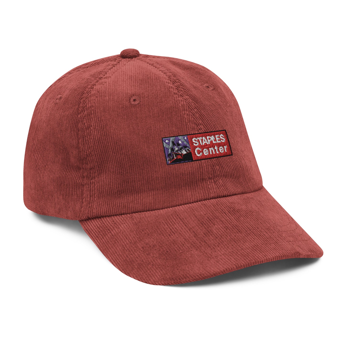 staples center vintage corduroy cap