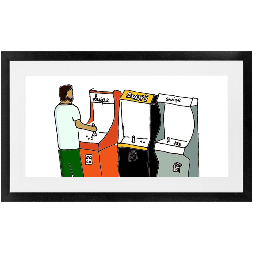 dating game framed print