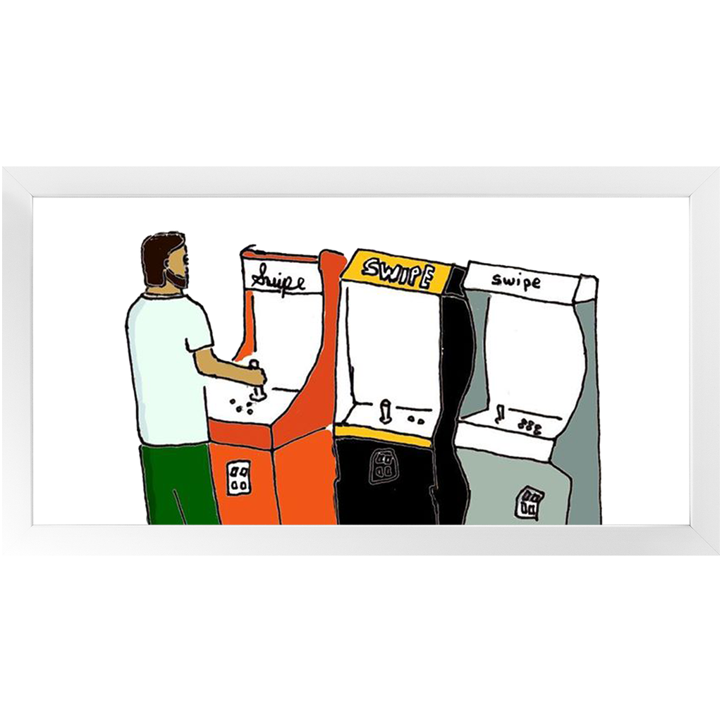 dating game framed print