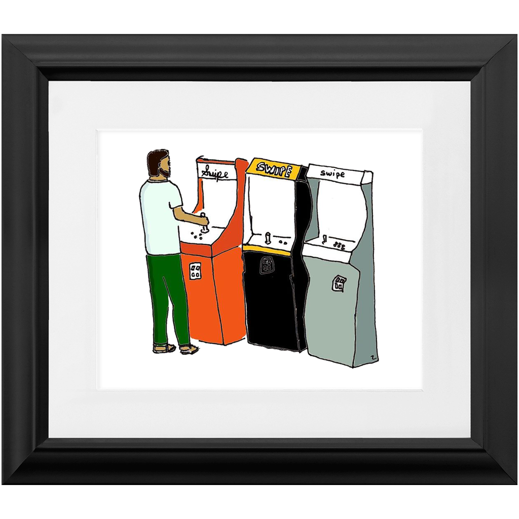 dating game framed print