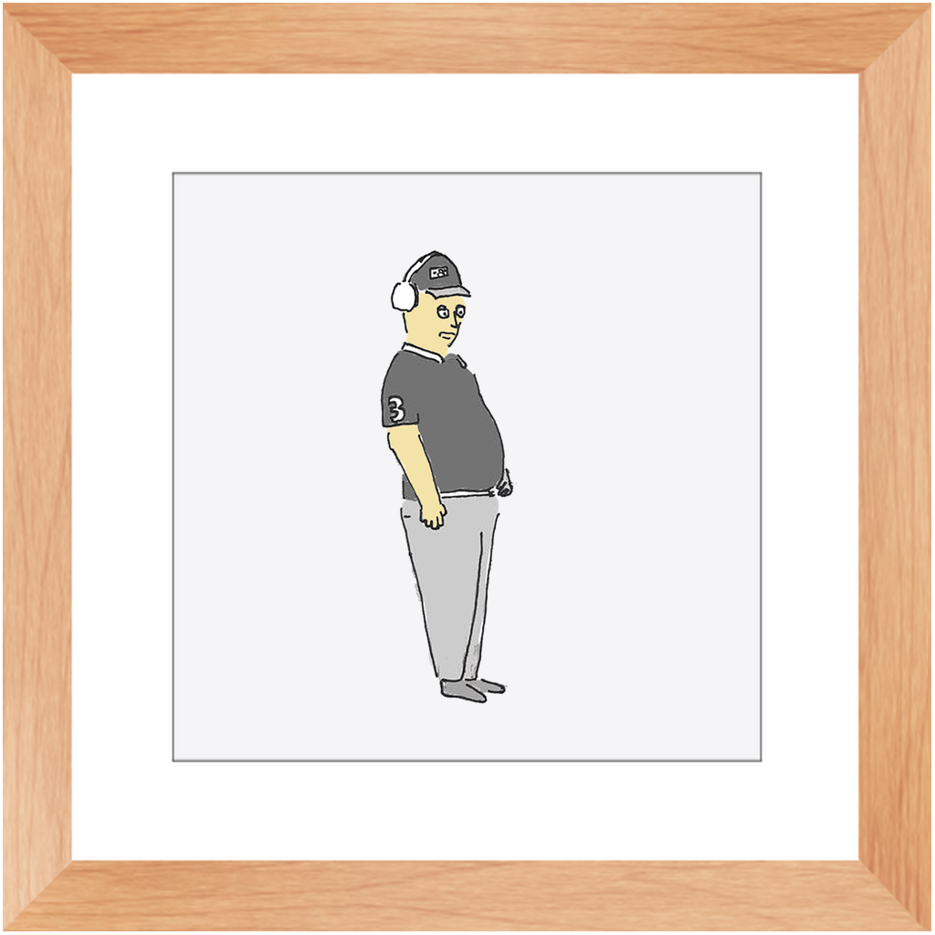 umpire framed print