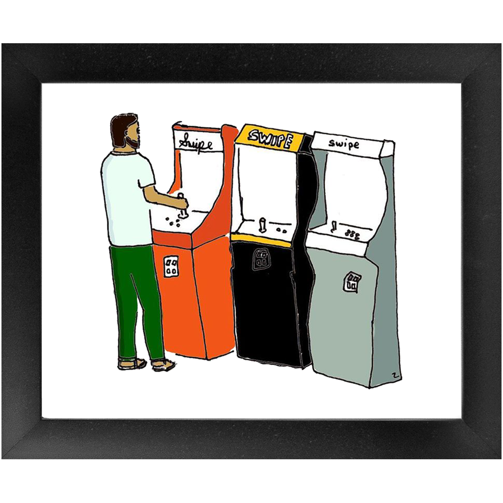 dating game framed print