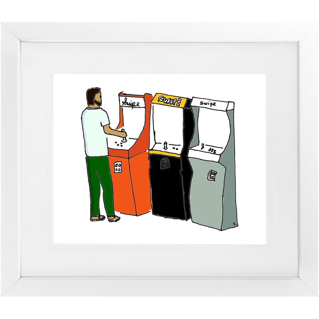 dating game framed print