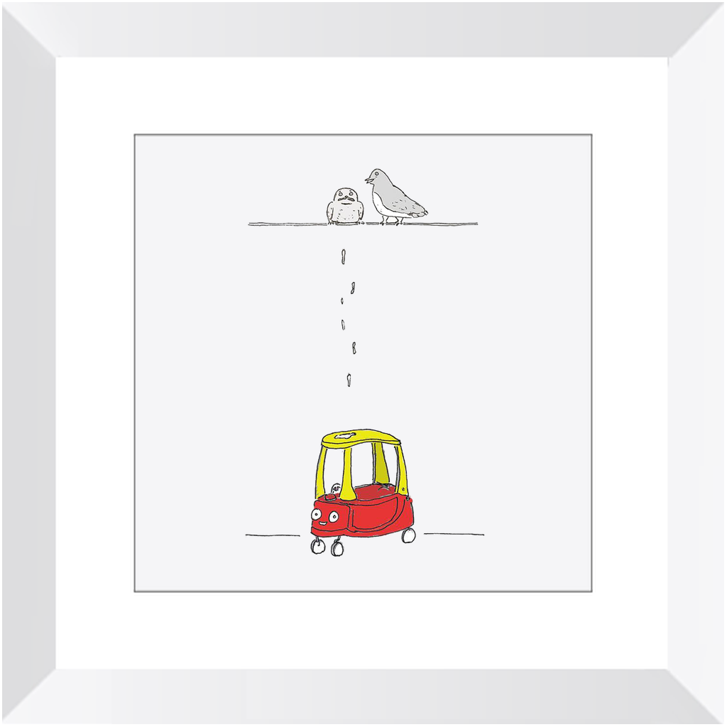 potty training framed print