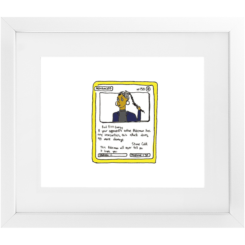 advanced pokemon card framed print