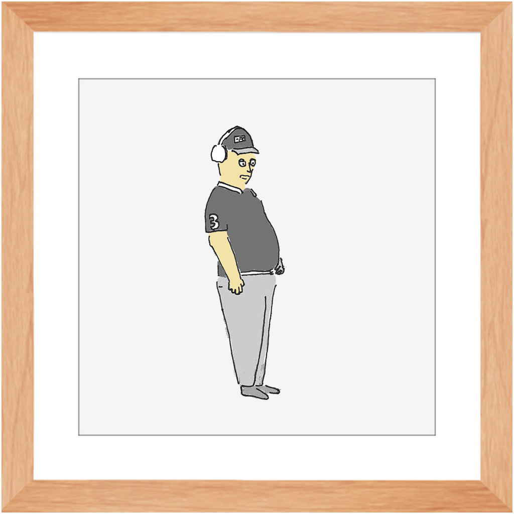 umpire framed print