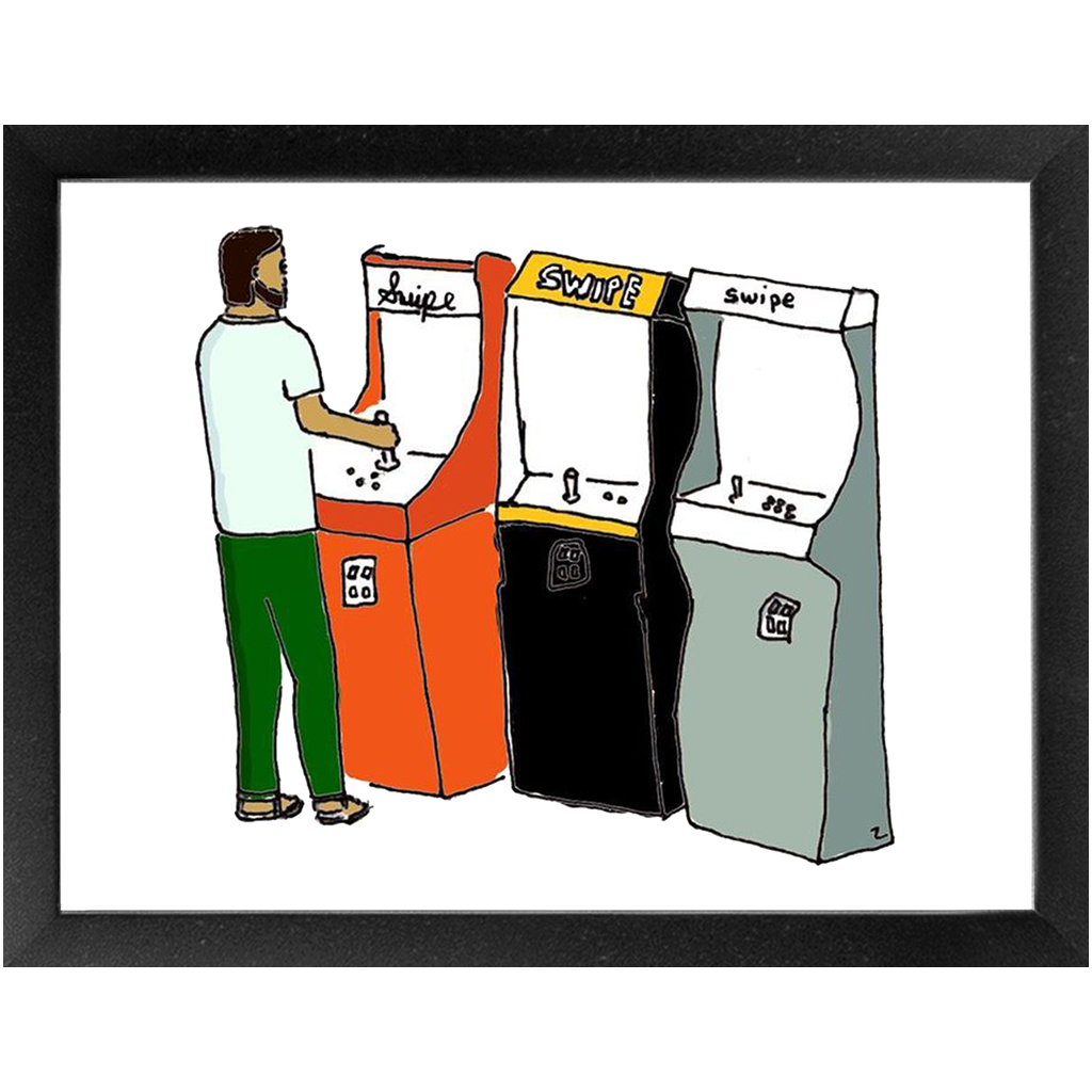 dating game framed print