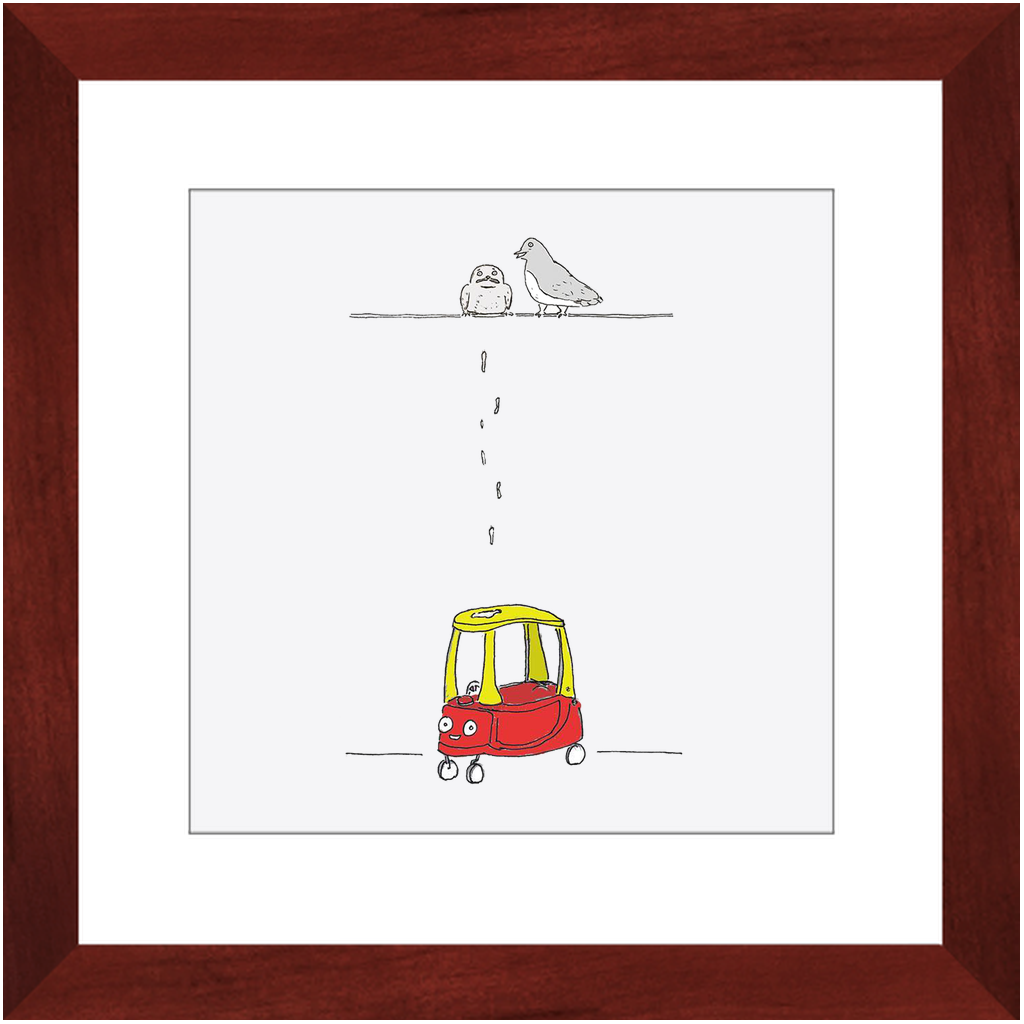 potty training framed print