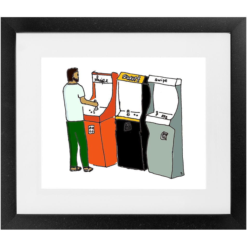 dating game framed print