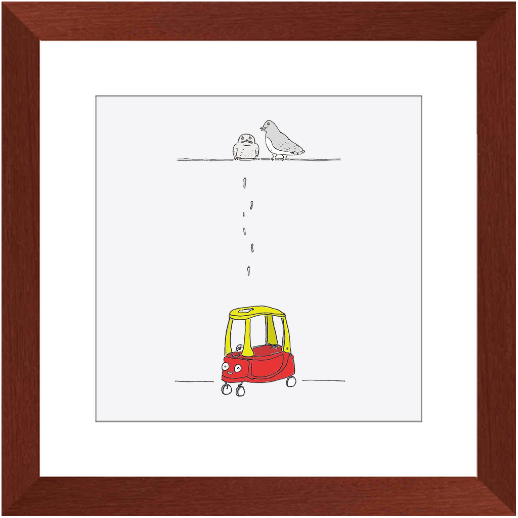 potty training framed print