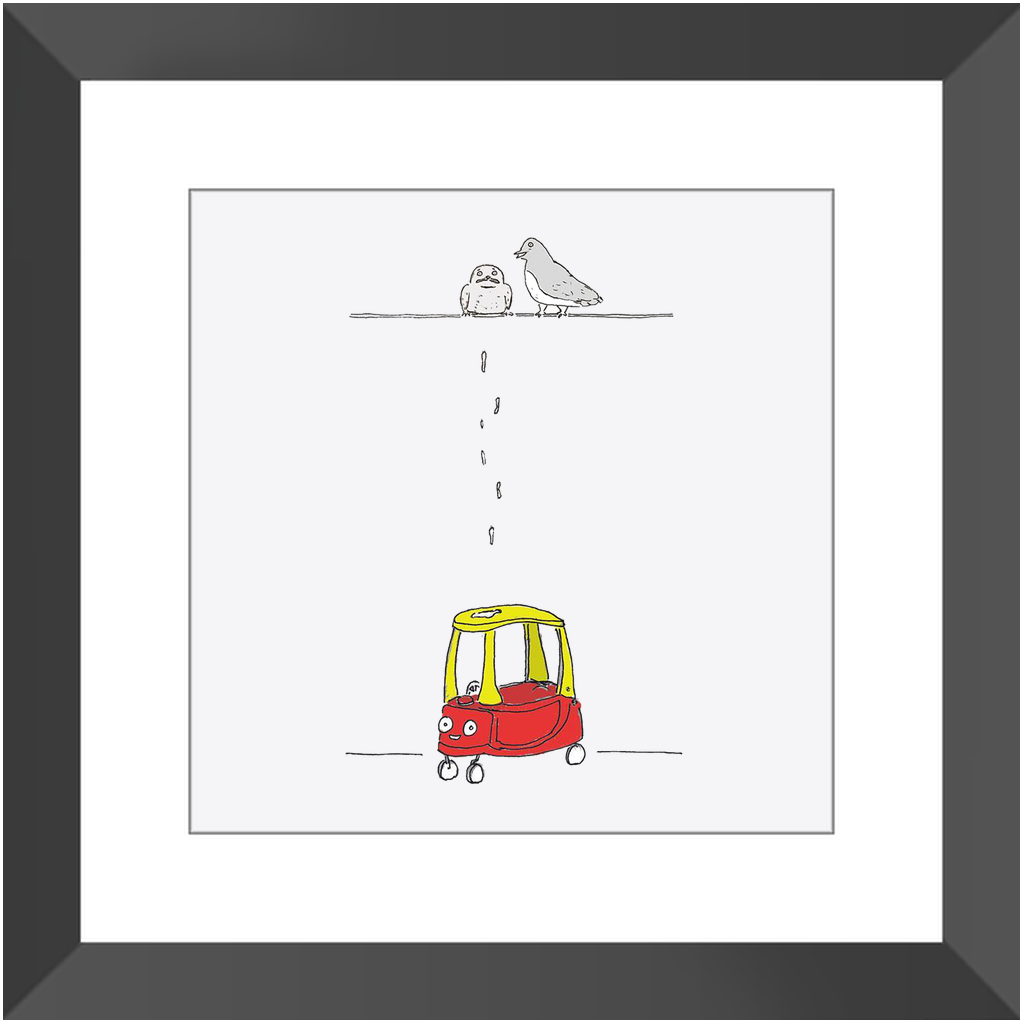 potty training framed print