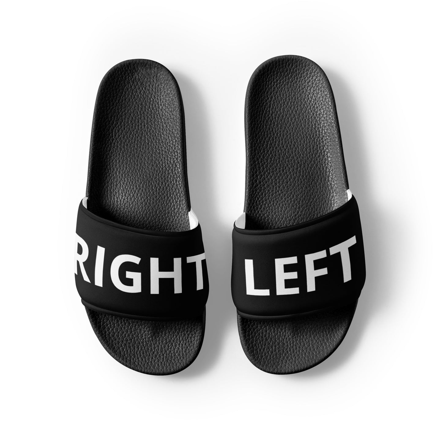 left right men’s slides