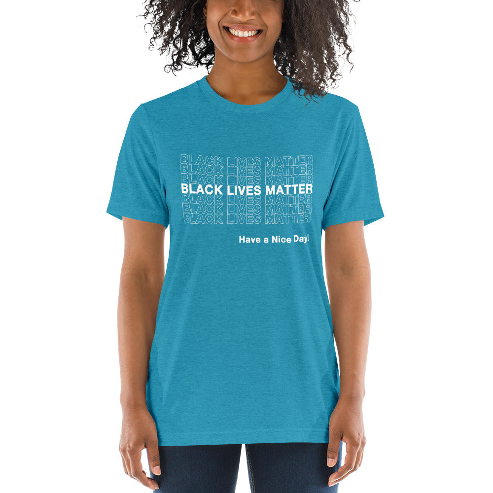 black lives matter short sleeve t-shirt
