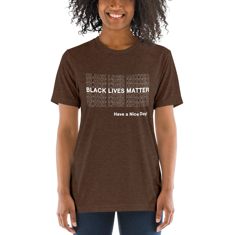 black lives matter short sleeve t-shirt