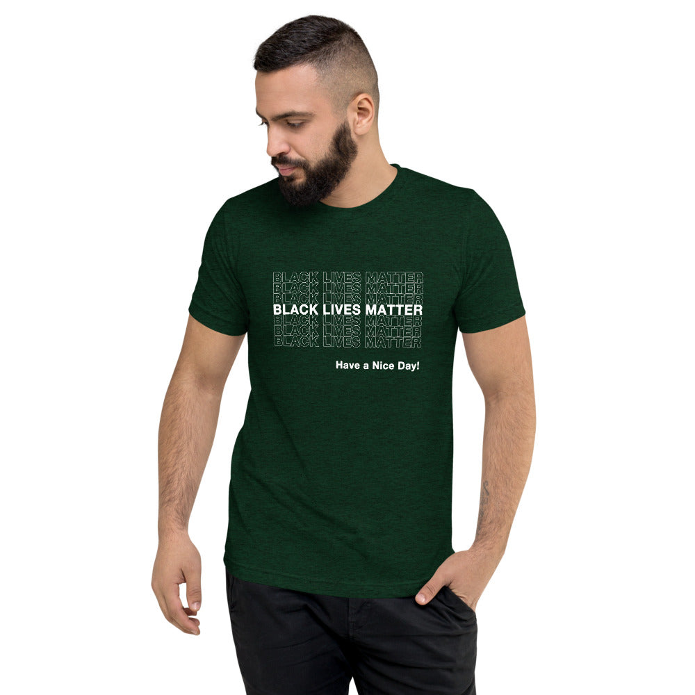 black lives matter short sleeve t-shirt