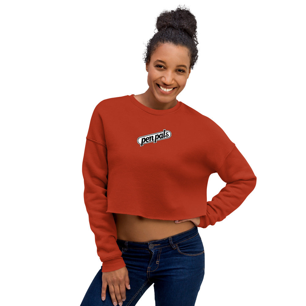 pen pals crop sweatshirt