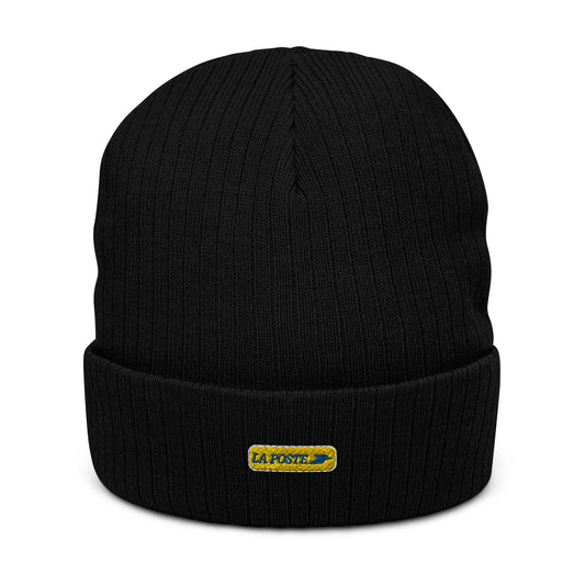 la poste ribbed knit beanie