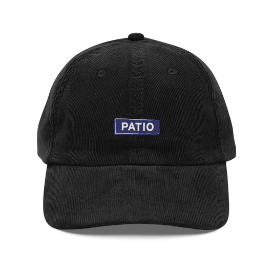 front patio vintage corduroy cap