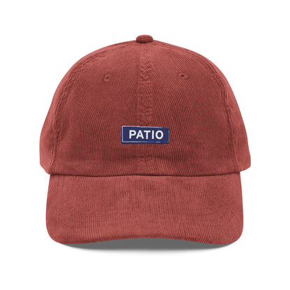 front patio vintage corduroy cap