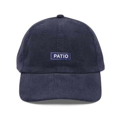 front patio vintage corduroy cap