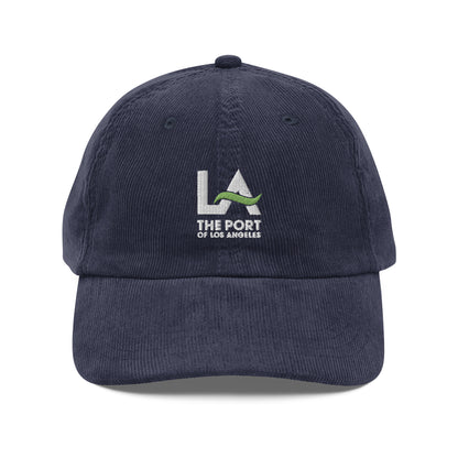 port of los angeles vintage corduroy cap