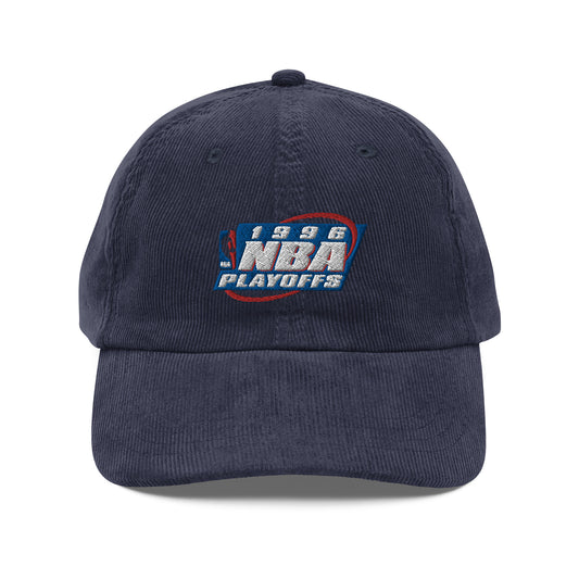1996 nba playoffs vintage corduroy cap