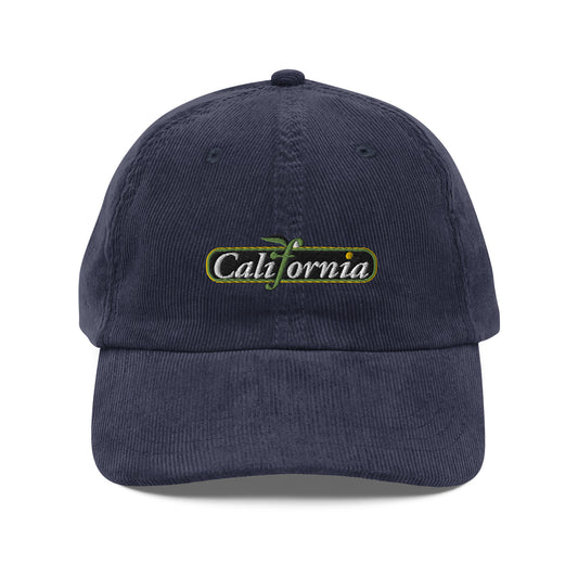 california vintage corduroy cap