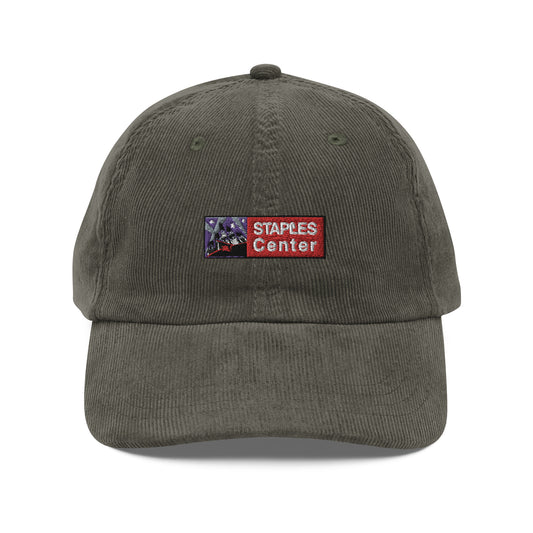 STAPLES Center vintage corduroy cap
