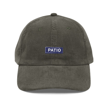 front patio vintage corduroy cap