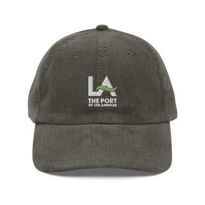 port of los angeles vintage corduroy cap