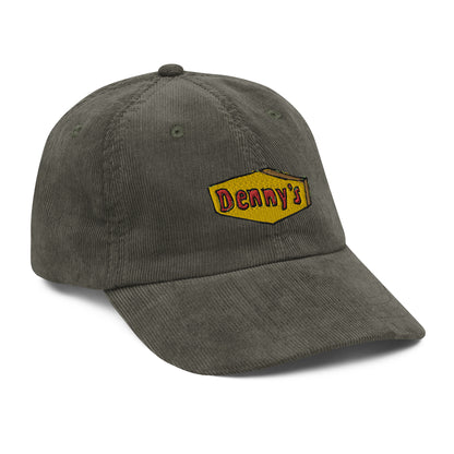 denny's vintage corduroy cap