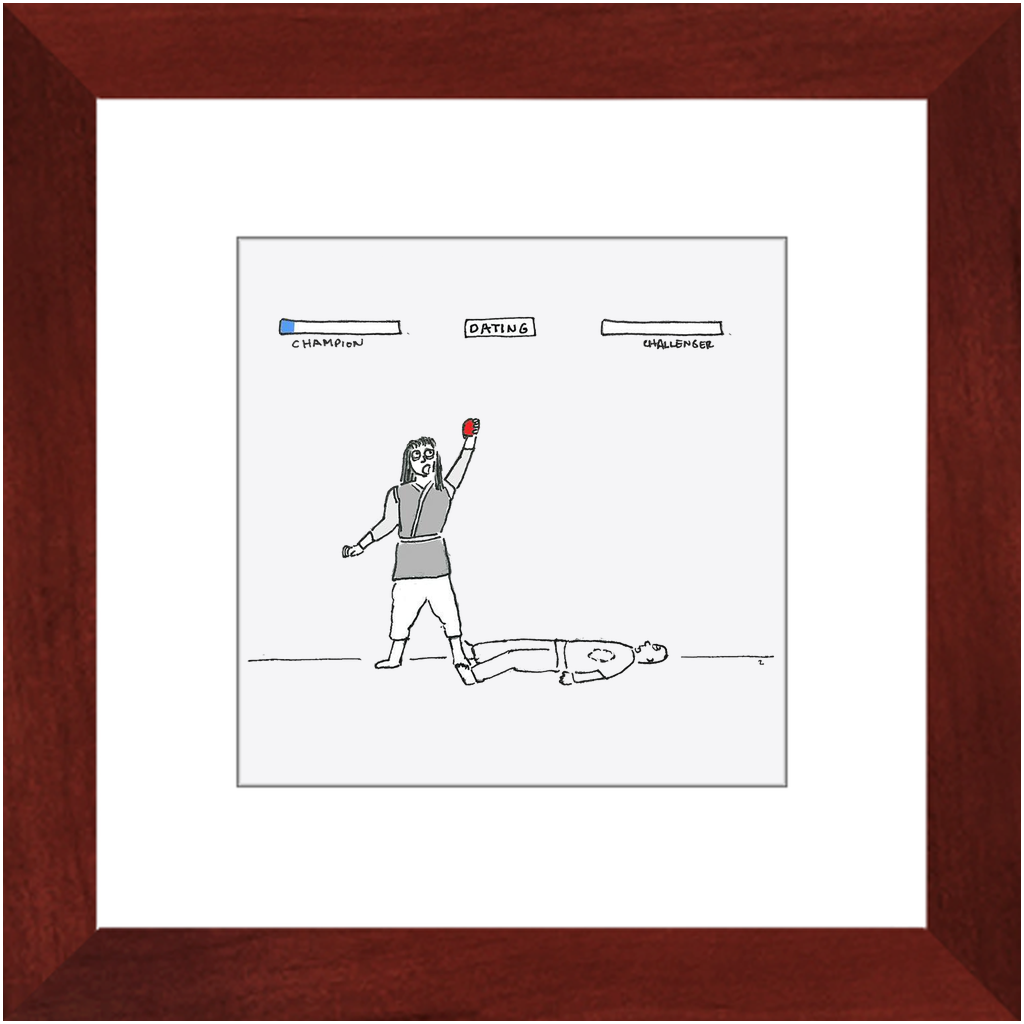 mortal kombat framed print