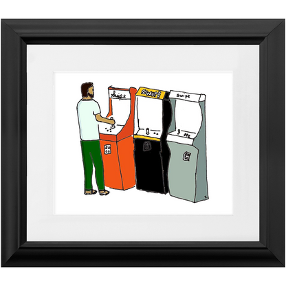 dating game framed print