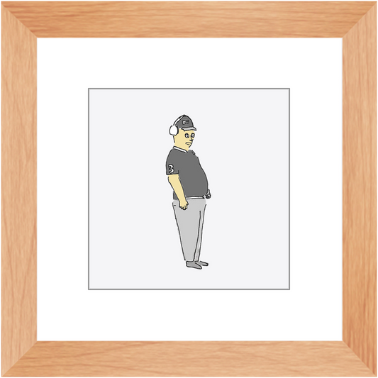 umpire framed print