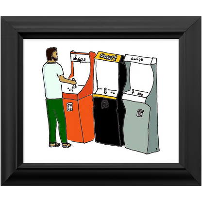 dating game framed print