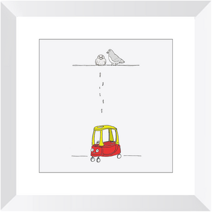 potty training framed print