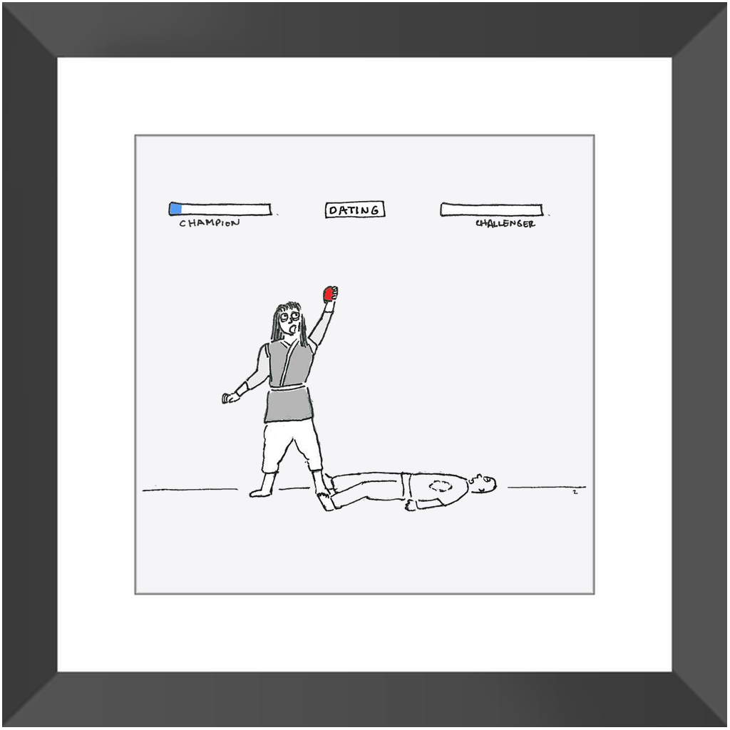 mortal kombat framed print